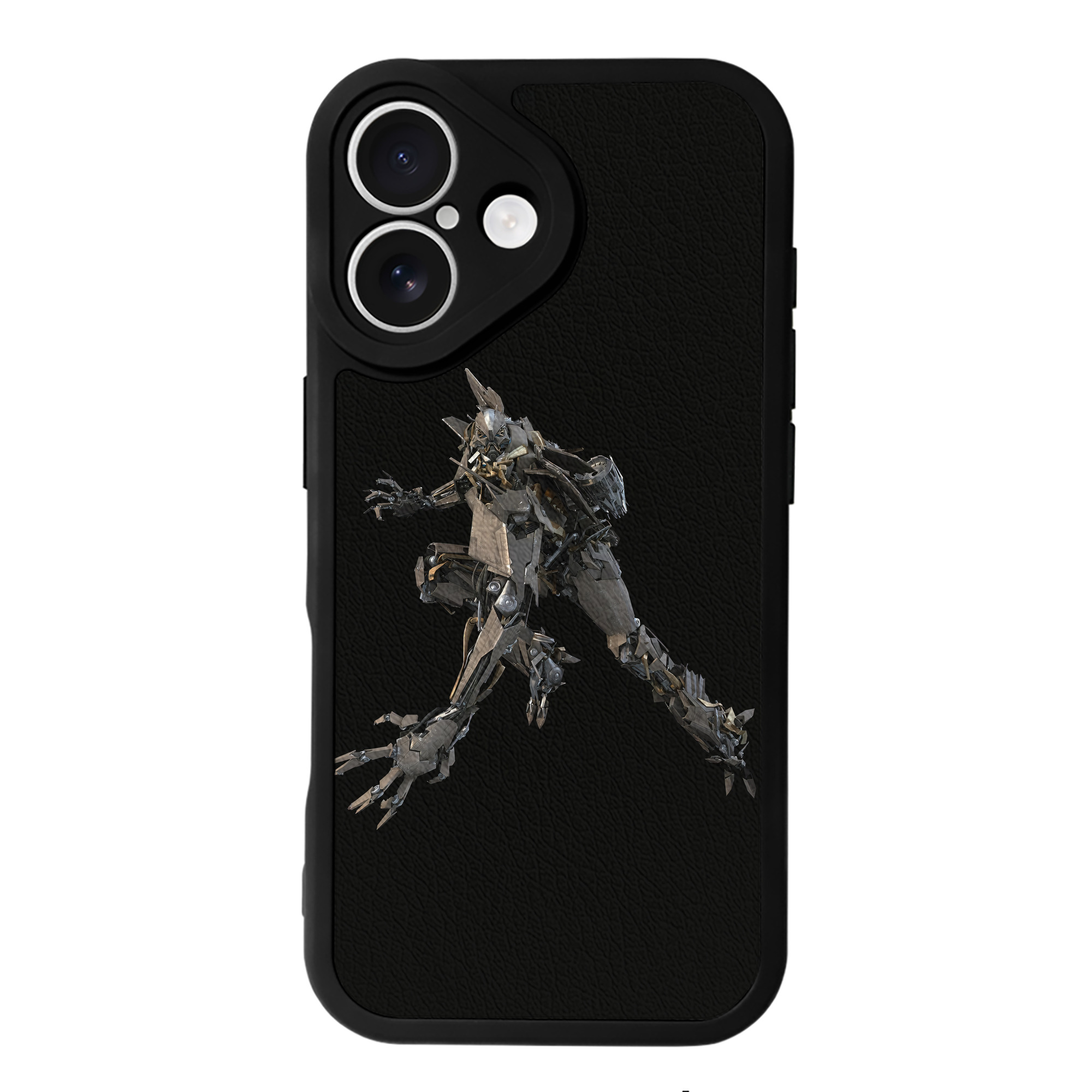 （画像用） Transformers トランスフォーマー 【iPhone 16シリーズ対応】シリコンスマホケース（レザー調） 材質：シリコン